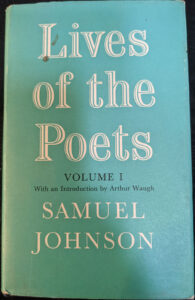 Lives of the Poets – Volume 1