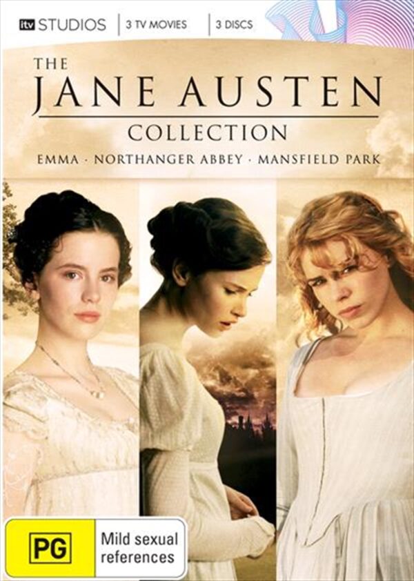 The Jane Austen Collection - Emma 1996 - Northanger Abbey 2006 - Mansfield Park 2007 DVD