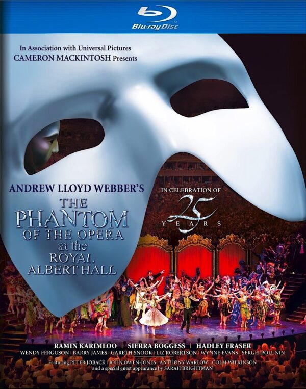 Andrew Lloyd Webber's The Phantom of the Opera at the Royal Albert Hall blu-ray disc 2011