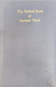 The Oxford Book of German Verse