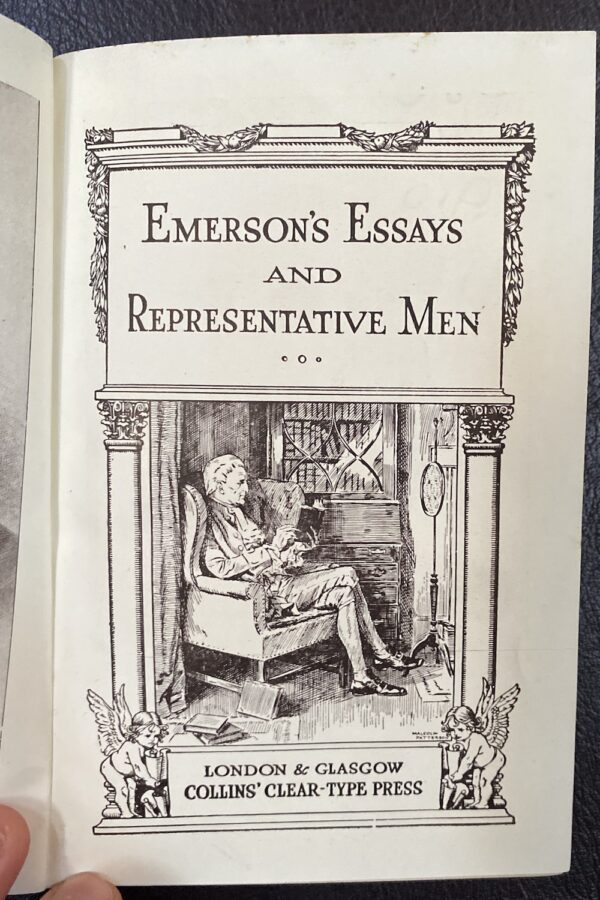 Emerson's Essays and Representative Men Ralph Waldo Emerson - inside