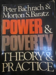 Power and Poverty: Theory and Practice