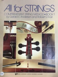 All for Strings: Comprehensive String Method: Book 1: Violin