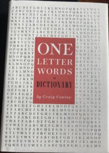 One-Letter Words: A Dictionary