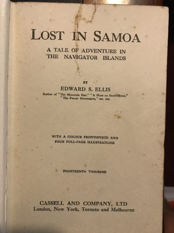 Lost in Samoa Edward S Ellis-title