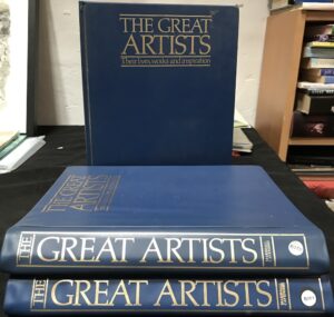 The Great Artists – 3 folders of magazines