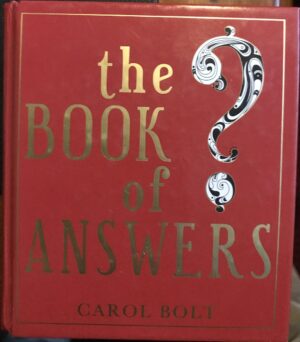 The Book Of Answers The gift book that became an internet sensation Carol Bolt