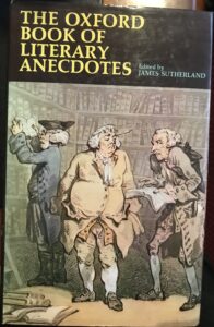 The Oxford Book of Literary Anecdotes
