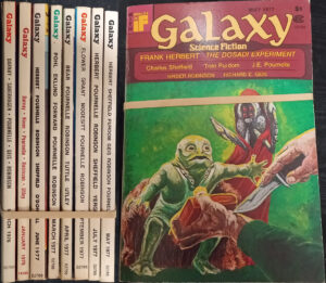 Frank Herbert The Dosadi Experiment With Worlds of If Galaxy Science Fiction 8 books cover