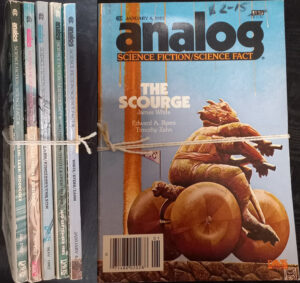The Scourge James White Analog Science Fiction : Science Fact 5 books cover
