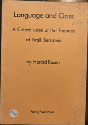 Language and Class Harold Rosen