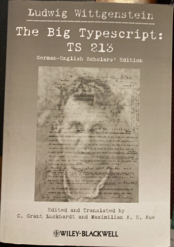 The Big Typescript TS 213 Ludwig Wittgenstein