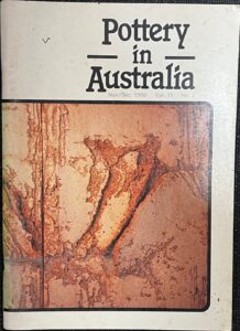 Pottery in Australia Nov/Dec 1980