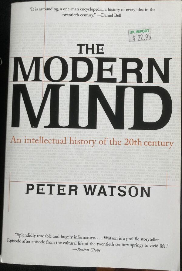 The Modern Mind An Intellectual History of the 20th Century Peter Watson