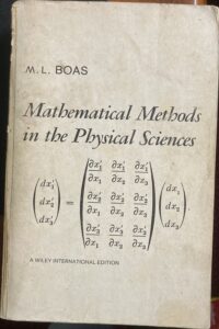 Mathematical Methods in the Physical Sciences