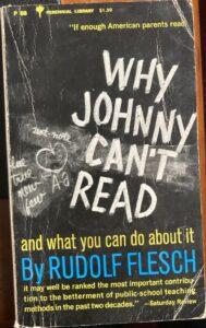 Why Johnny Can’t Read – and What You Can Do About It