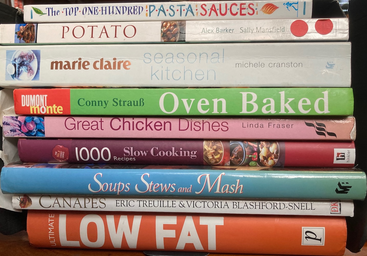 secondhand cheap cookbooks coming soon preloved